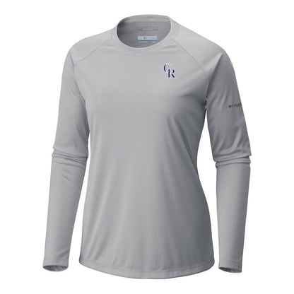 Colorado Rockies Tidal Tee II Long Sleeve T-Shirt - Gray | Columbia