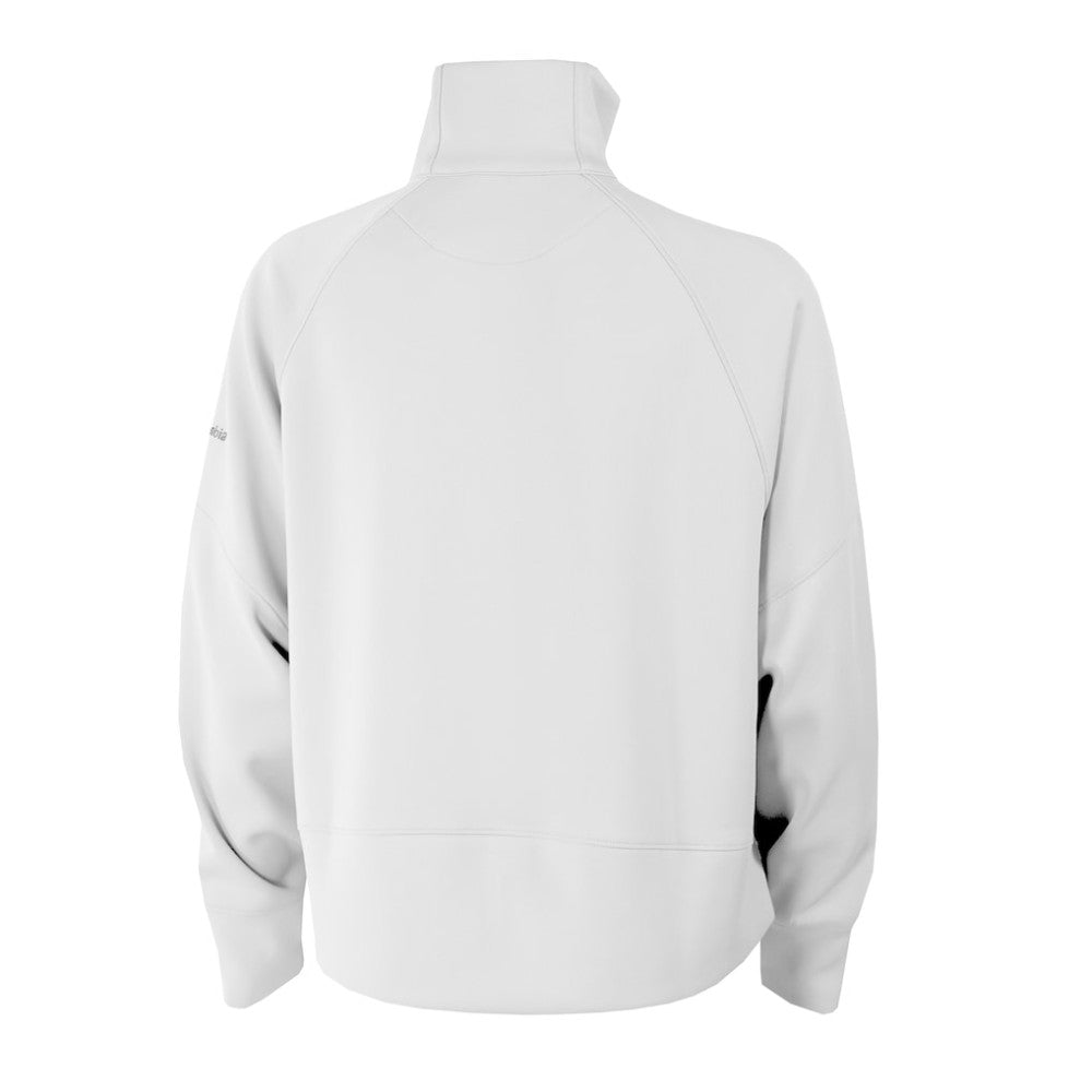 New York Yankees Women's Wickhams Hills Raglan Omni-Wick Quarter-Zip Pullover - White | Columbia