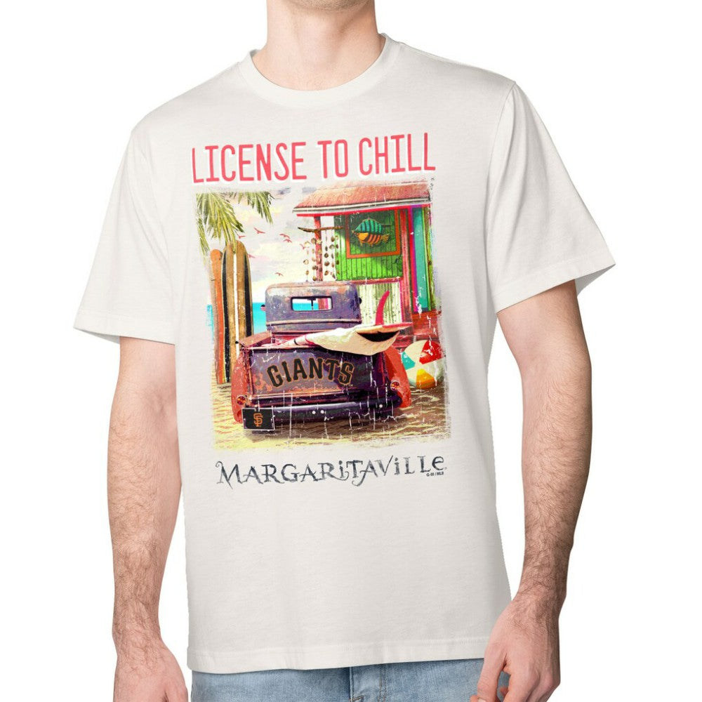 San Francisco Giants Margaritaville License to Chill T-Shirt - Cream