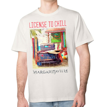 Toronto Blue Jays Margaritaville License to Chill T-Shirt - Cream