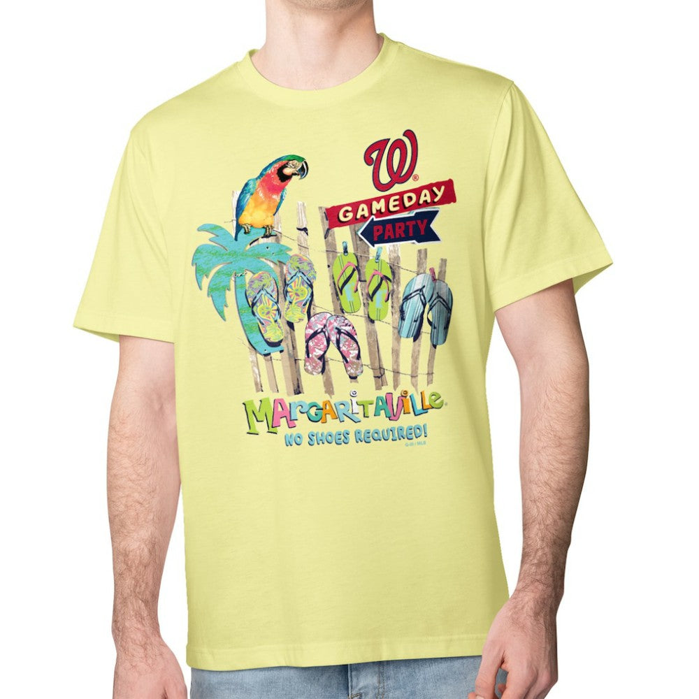 Washington Nationals Margaritaville Gameday Party T-Shirt - Yellow