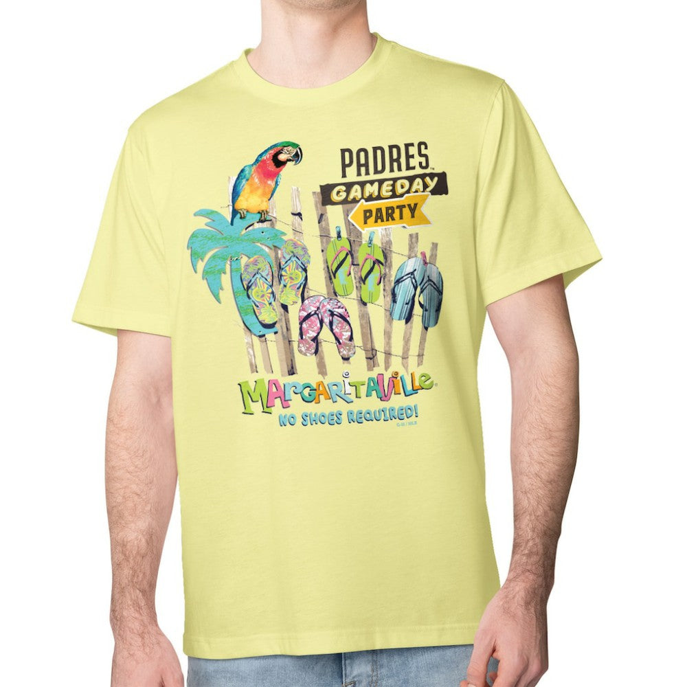San Diego Padres Margaritaville Gameday Party T-Shirt - Yellow