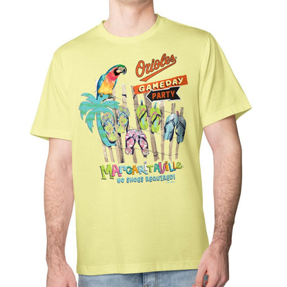 Baltimore Orioles Margaritaville Gameday Party T-Shirt - Yellow
