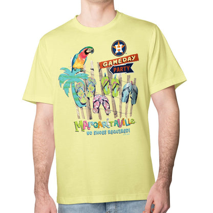 Houston Astros Margaritaville Gameday Party T-Shirt - Yellow
