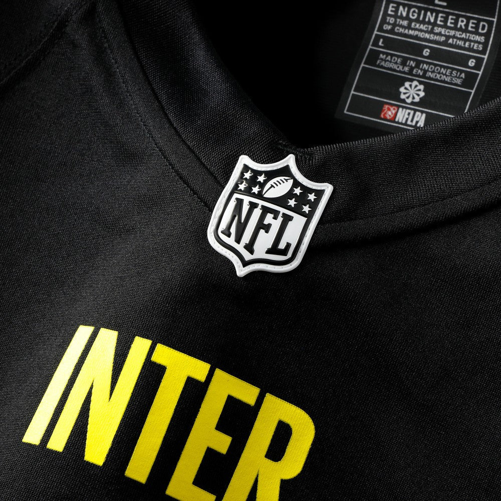 Inter Milan 2025 Soccer x NFL Game Jersey - Black | Nike discount