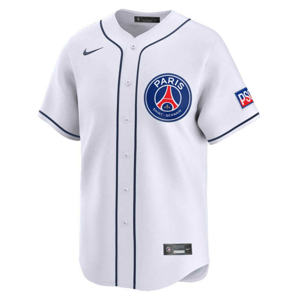 Paris Saint-Germain 2025 Soccer x MLB Limited Jersey - White | Nike on sale