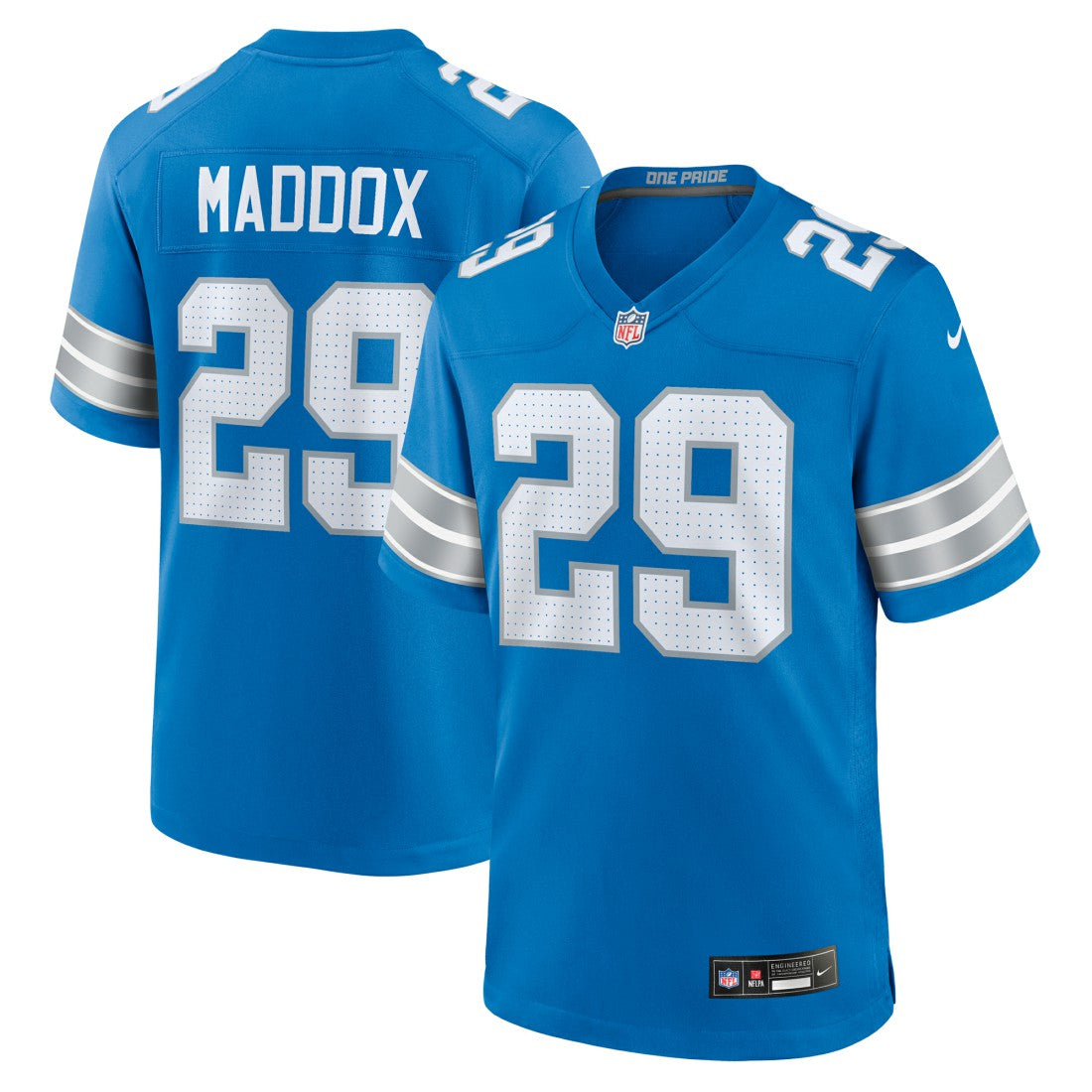 Avonte Maddox Detroit Lions Team Game Jersey - Blue | Nike on sale