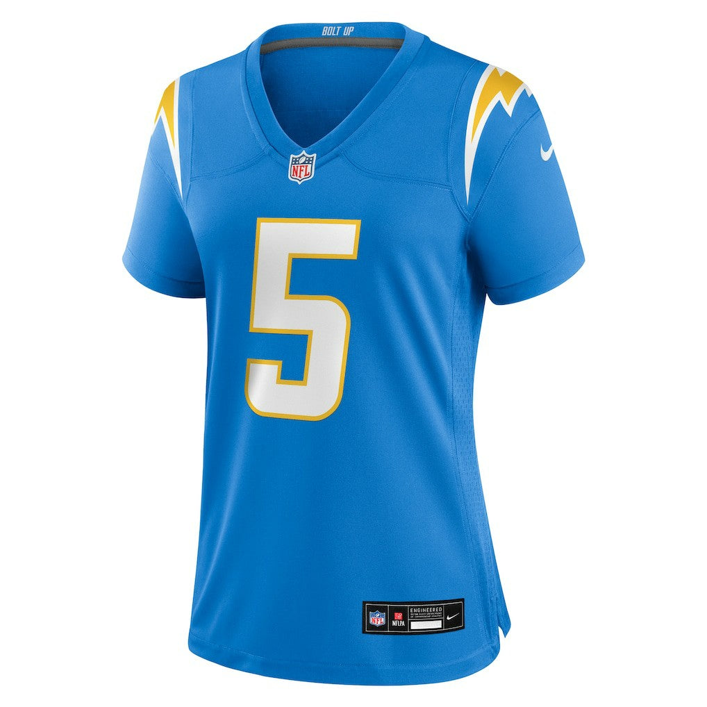 Trey Lance Los Angeles Chargers Women's Team Game Jersey - Powder Blue | Nike discount