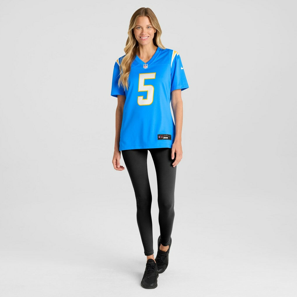 Trey Lance Los Angeles Chargers Women's Team Game Jersey - Powder Blue | Nike discount