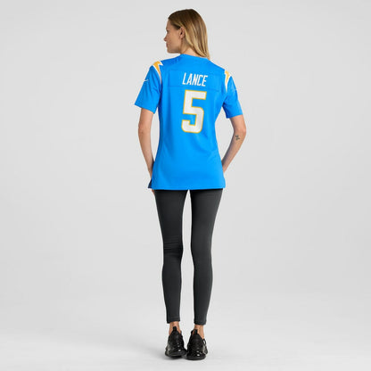 Trey Lance Los Angeles Chargers Women's Team Game Jersey - Powder Blue | Nike discount