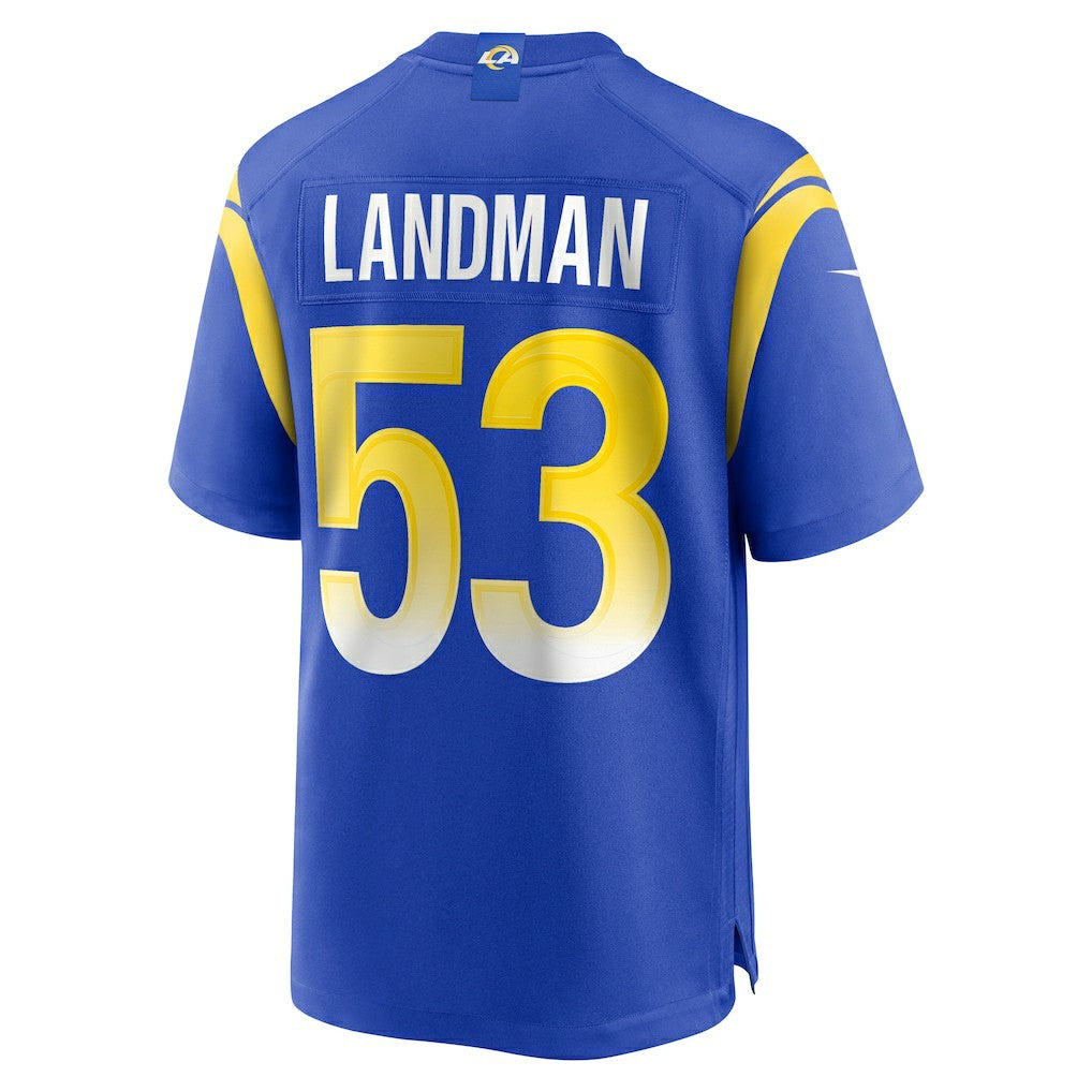 Nate Landman Los Angeles Rams Team Game Jersey - Royal | Nike on sale