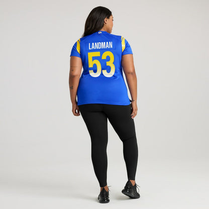 Nate Landman Los Angeles Rams Women's Team Game Jersey - Royal | Nike online