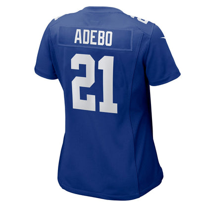Paulson Adebo New York Giants Women's Team Game Jersey - Royal | Nike discount