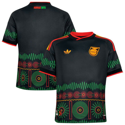 Jamaica National Team Youth 2026 Replica Jersey - Black | Adidas for sale