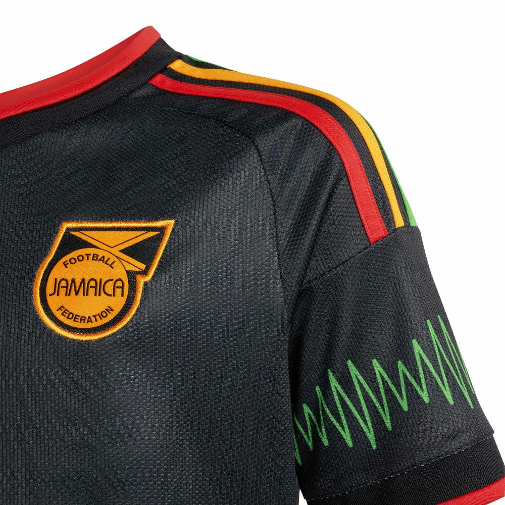 Jamaica National Team Youth 2026 Replica Jersey - Black | Adidas for sale