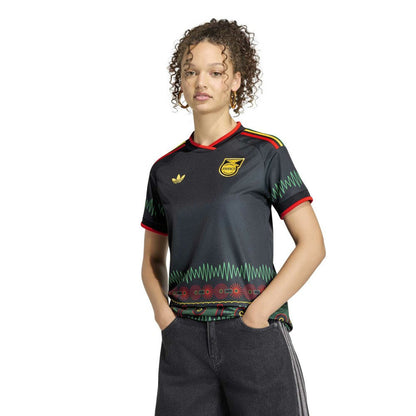 Jamaica National Team Women's 2026 Away Replica Jersey - Black | Adidas sale
