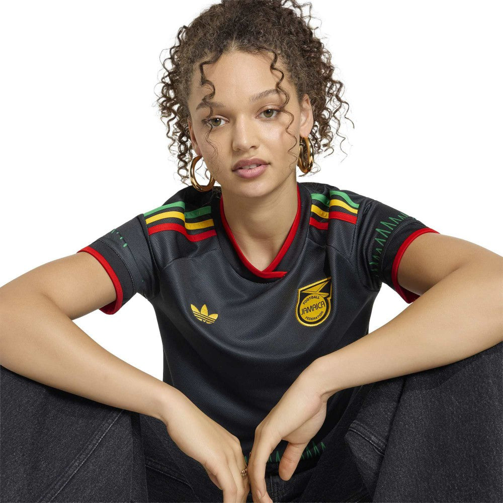 Jamaica National Team Women's 2026 Away Replica Jersey - Black | Adidas sale