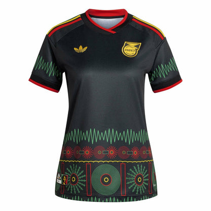 Jamaica National Team Women's 2026 Away Replica Jersey - Black | Adidas sale