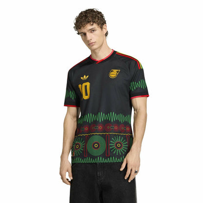 Bob Marley Jamaica National Team 2026 Away Replica Jersey - Black | Adidas online