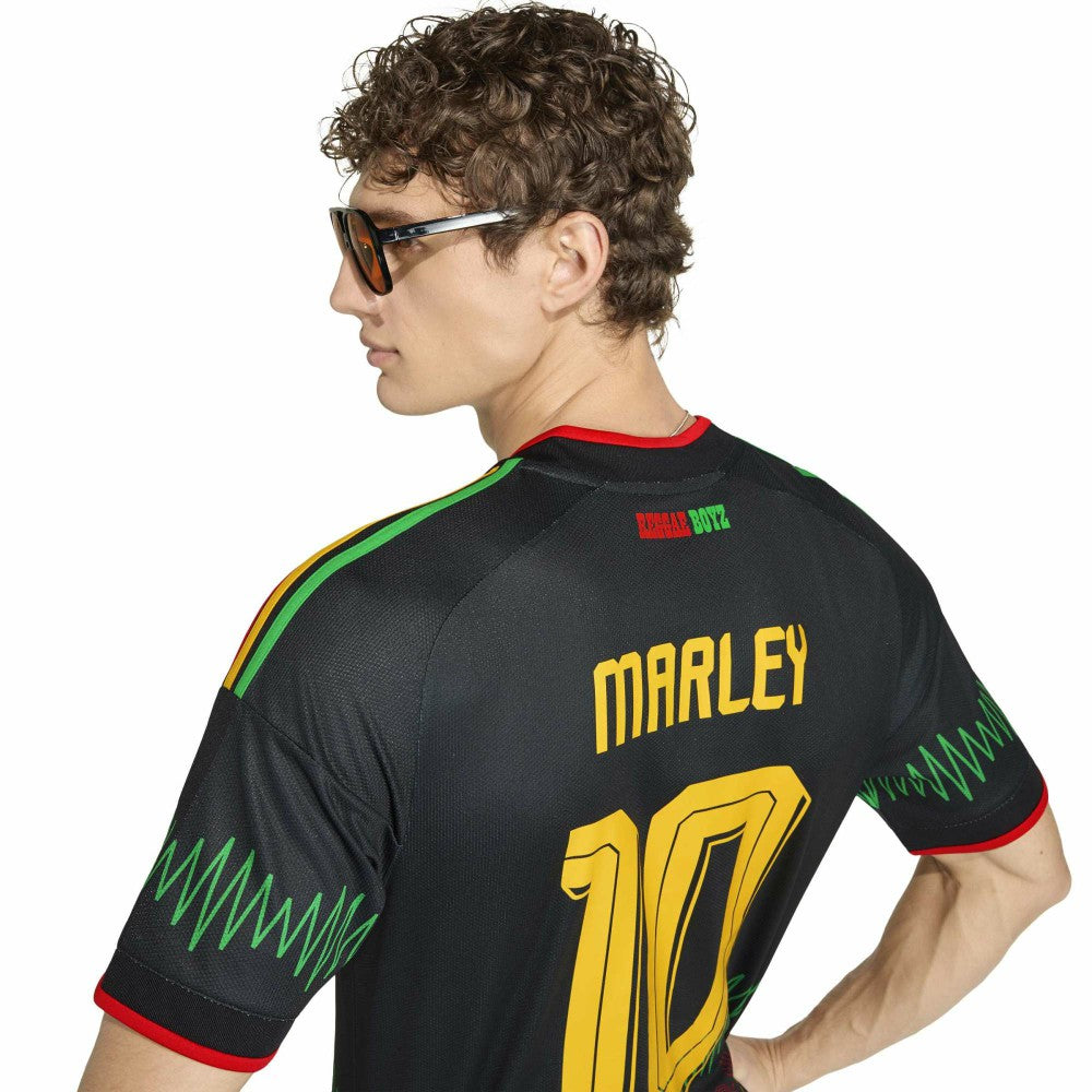 Bob Marley Jamaica National Team 2026 Away Replica Jersey - Black | Adidas online