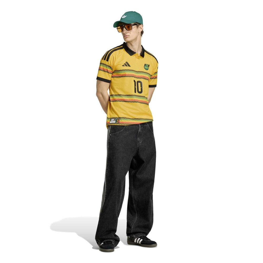 Bob Marley Jamaica National Team 2026 Home Replica Jersey - Yellow | Adidas discount