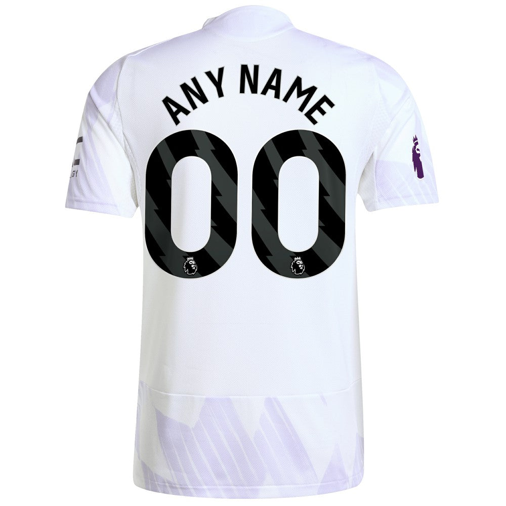 Manchester United 2025/26 Away Custom Jersey - White | Adidas on sale