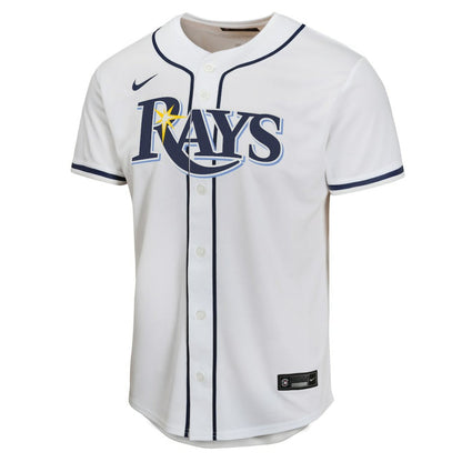 Junior Caminero Tampa Bay Rays Youth Home Player Game Jersey - White | Nike