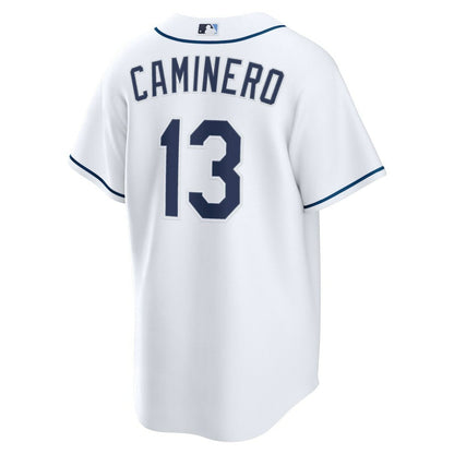 Junior Caminero Tampa Bay Rays Youth Home Replica Jersey - White | Nike