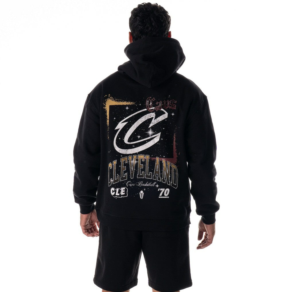 Cleveland Cavaliers The Wild Collective Unisex Splatter Premium Hoodie - Black outlet