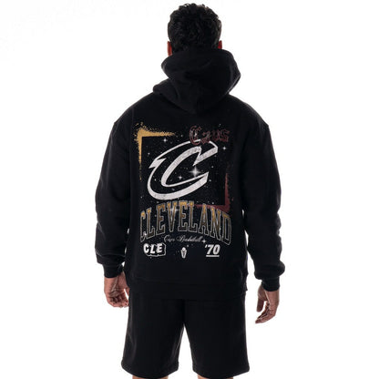 Cleveland Cavaliers The Wild Collective Unisex Splatter Premium Hoodie - Black outlet