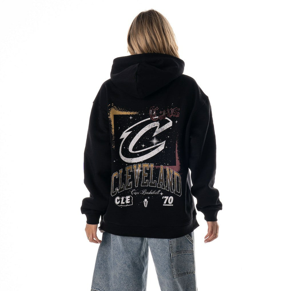 Cleveland Cavaliers The Wild Collective Unisex Splatter Premium Hoodie - Black outlet
