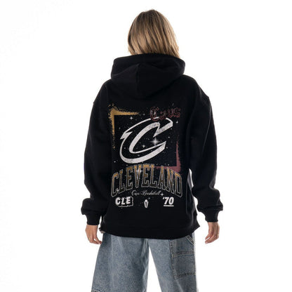 Cleveland Cavaliers The Wild Collective Unisex Splatter Premium Hoodie - Black outlet