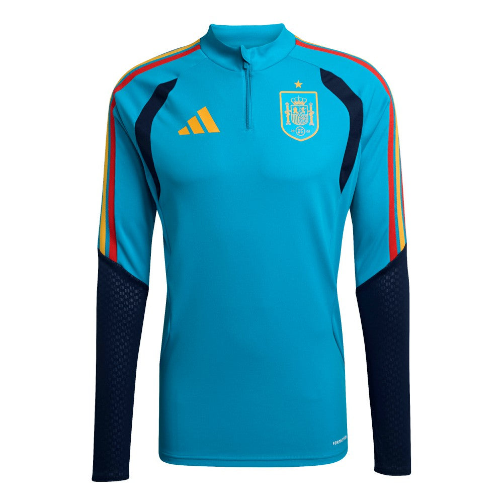 Spain National Team FIFA x World Cup 2026 Tiro Quarter-Zip Training Top - Turquoise | Adidas shop