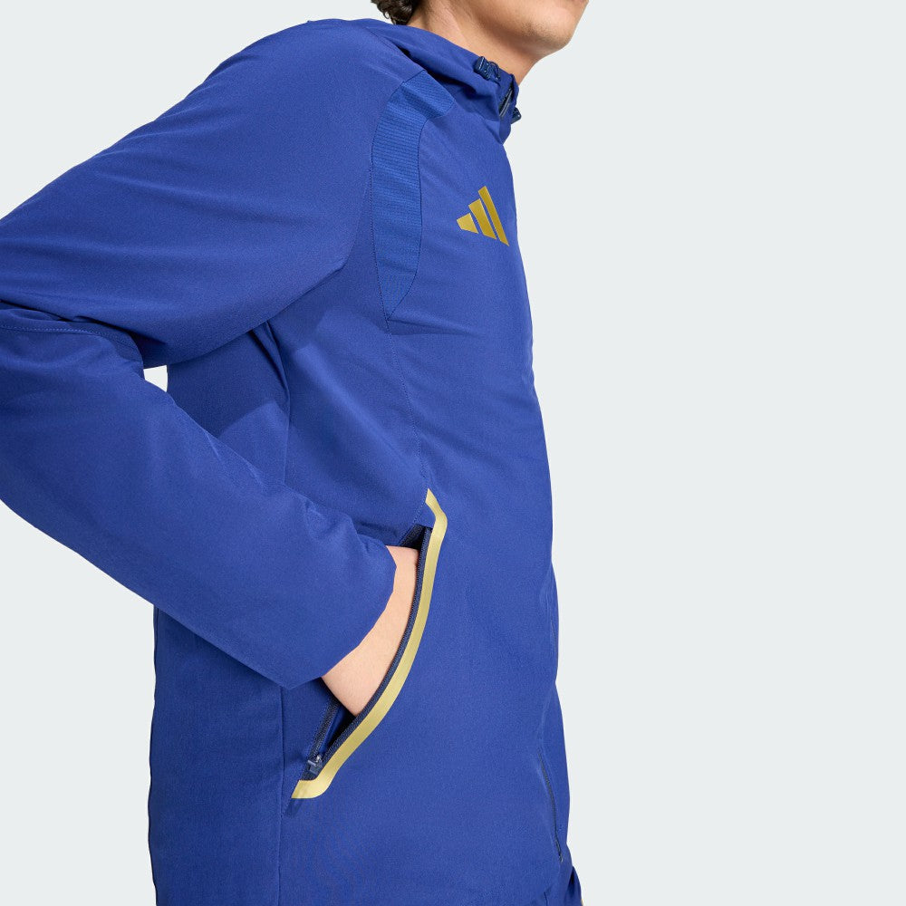 Italy National Team FIFA x World Cup 2026 Full-Zip Travel Windbreaker Jacket - Blue | Adidas on sale