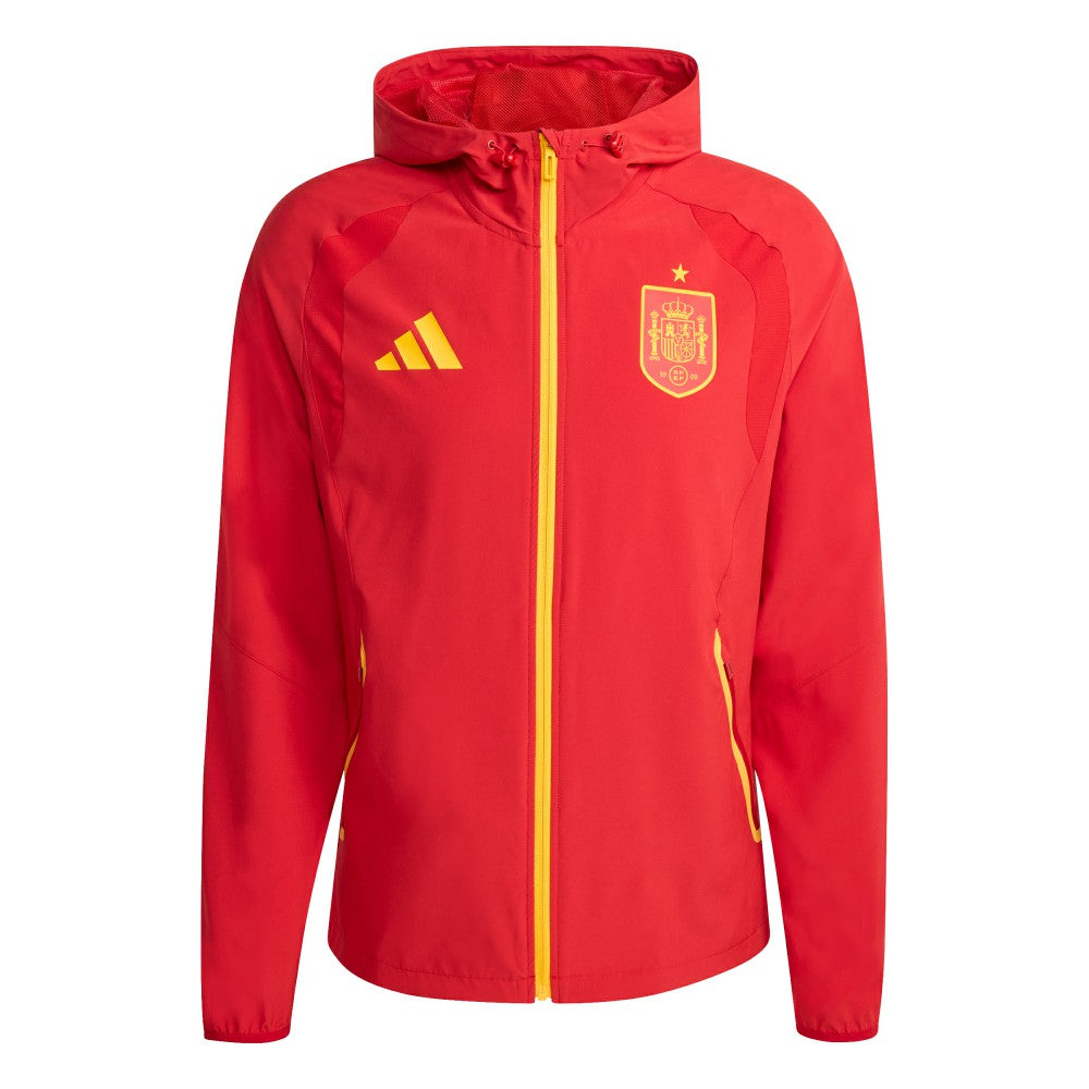 Spain National Team FIFA x World Cup 2026 Full-Zip Travel Windbreaker Jacket - Red | Adidas cheap