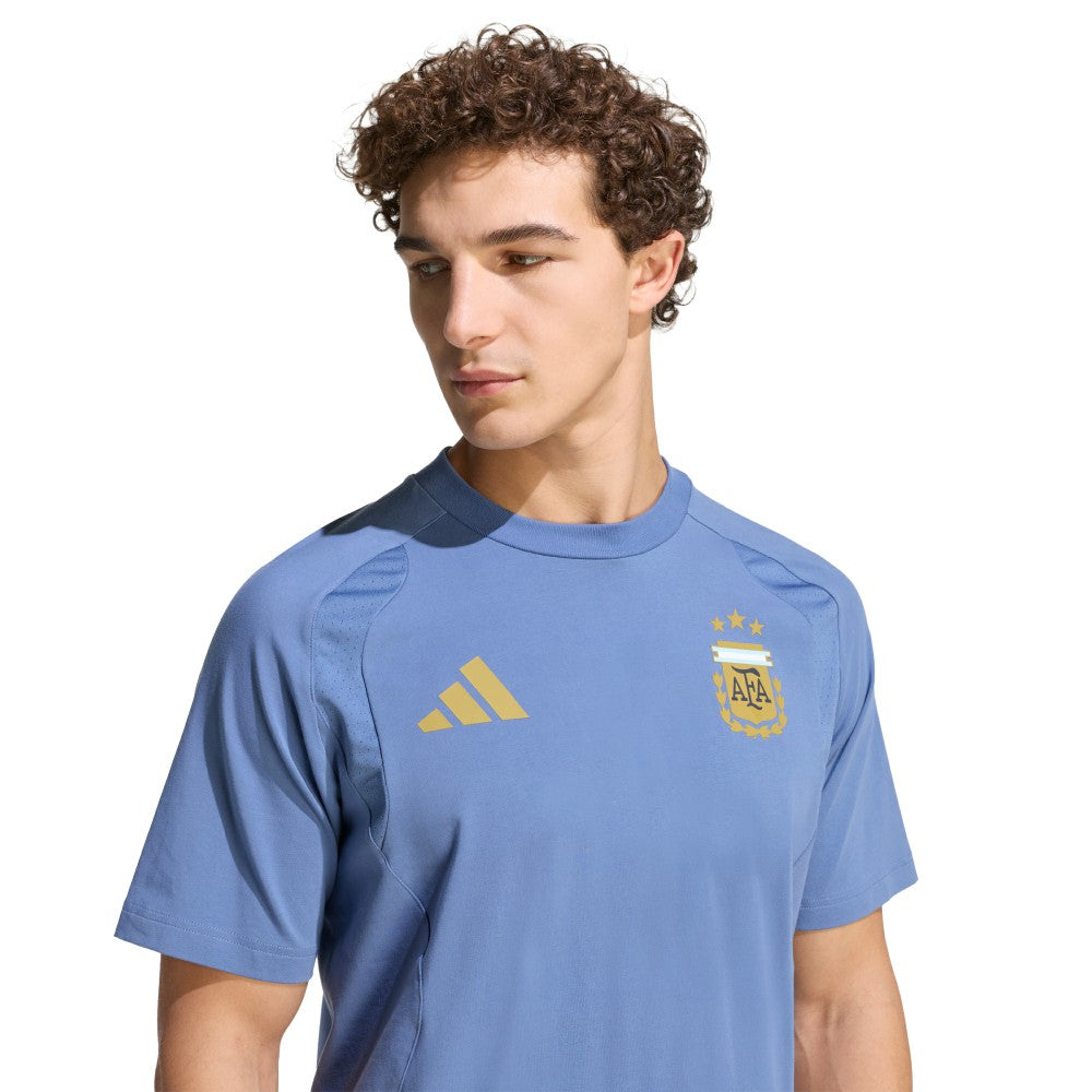 Argentina National Team FIFA x World Cup Tiro Travel T-Shirt - Blue | Adidas discount