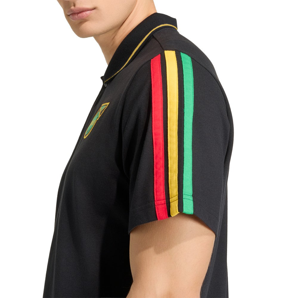 Jamaica National Team Alphaskin Polo - Black | Adidas discount