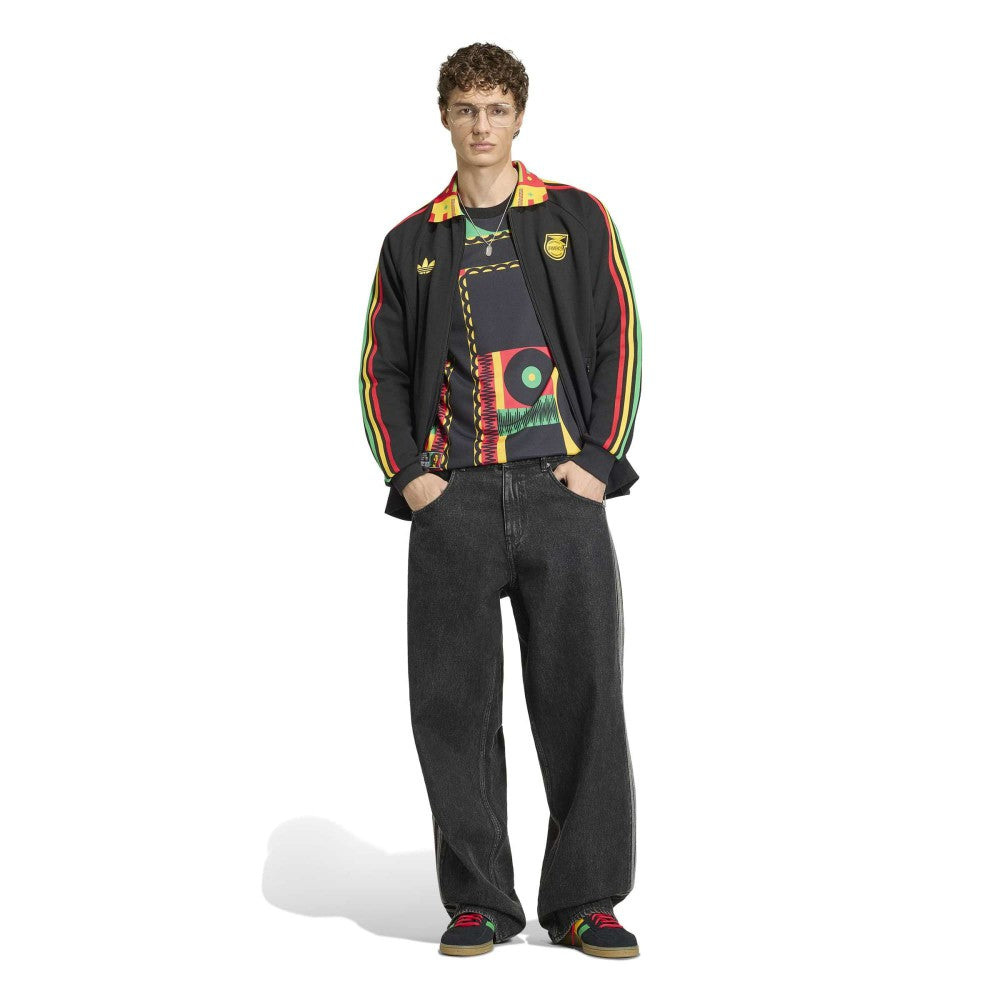 Jamaica National Team Anthem Full-Zip Jacket - Black | Adidas outlet