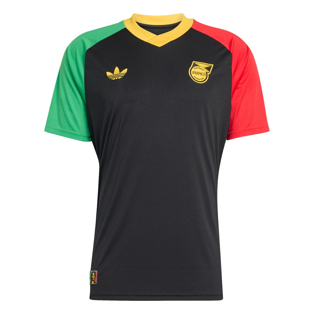 Jamaica National Team 2026 Pre-Match Training Jersey - Black | Adidas discount