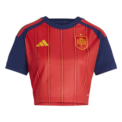 Spain National Team Women's FIFA x World Cup 2026 Home Cropped Replica Jersey - Red | Adidas shop