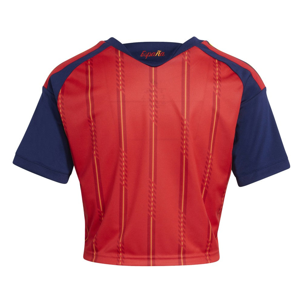 Spain National Team Women's FIFA x World Cup 2026 Home Cropped Replica Jersey - Red | Adidas shop