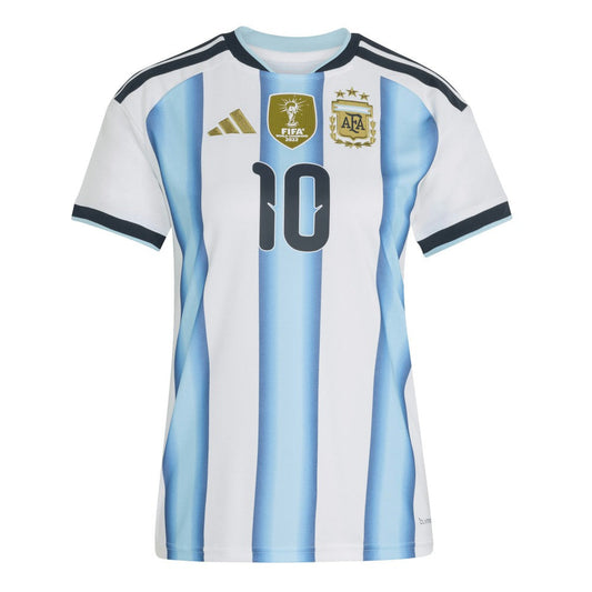 Lionel Messi Argentina National Team Women's FIFA x World Cup 2026 Home Replica Jersey - White | Adidas for sale
