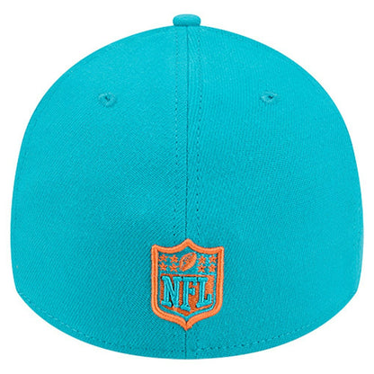 Miami Dolphins New Era Stripes 39THIRTY Flex Hat - Aqua for sale