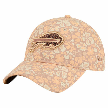 Buffalo Bills New Era Women's Floral 9TWENTY Adjustable Hat - Tan sale