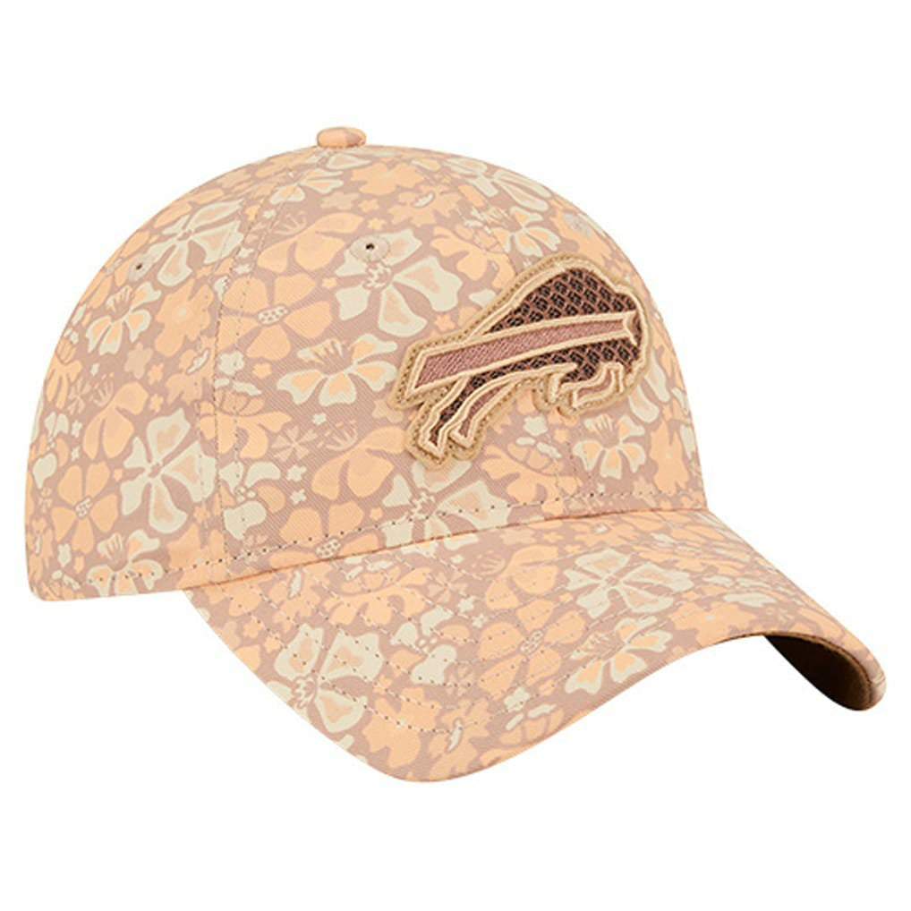 Buffalo Bills New Era Women's Floral 9TWENTY Adjustable Hat - Tan sale