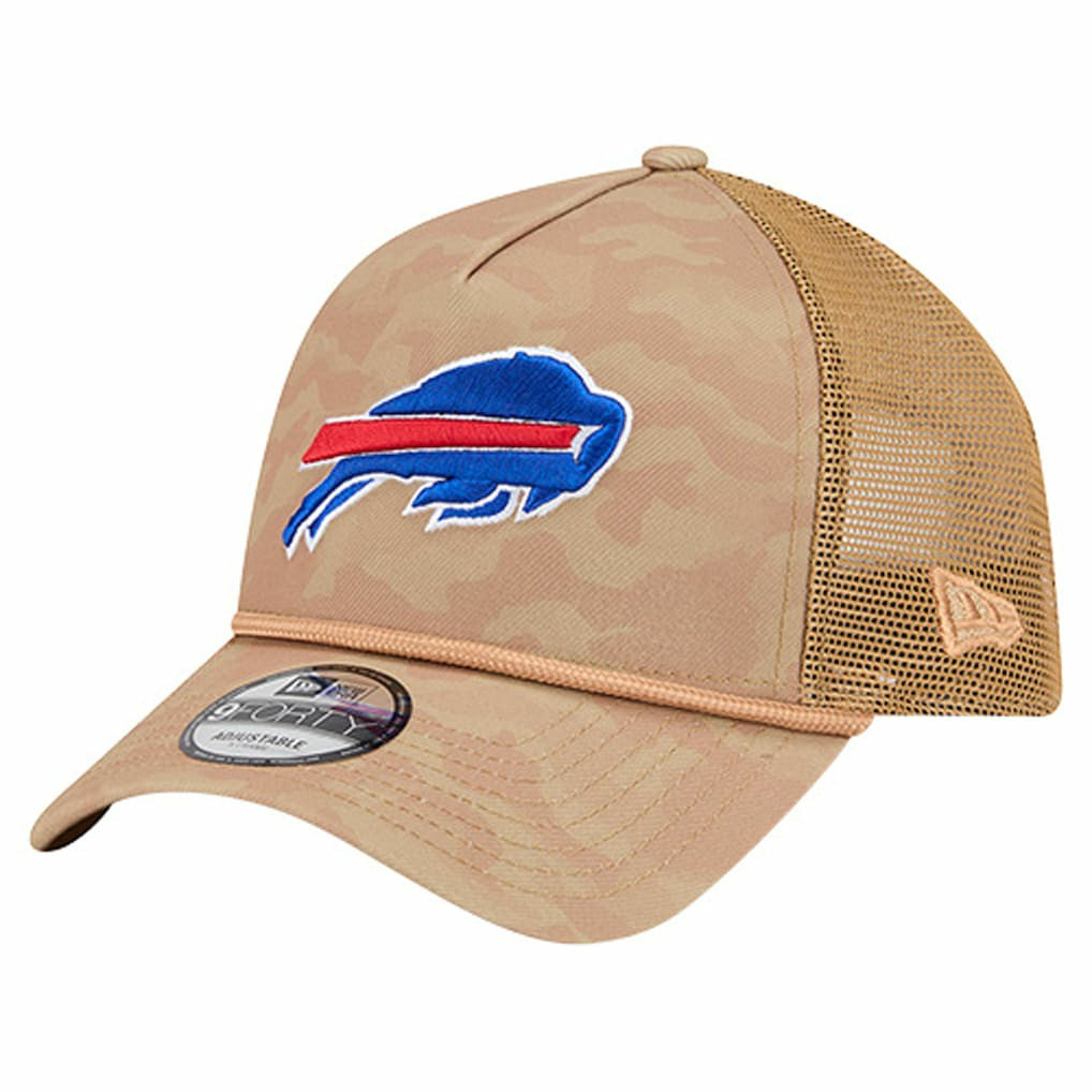 Buffalo Bills New Era Wheat Camo 9FORTY Adjustable Hat - Tan discount
