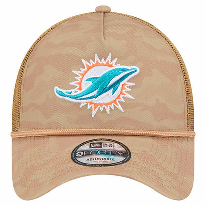 Miami Dolphins New Era Wheat Camo 9FORTY Adjustable Hat - Tan online