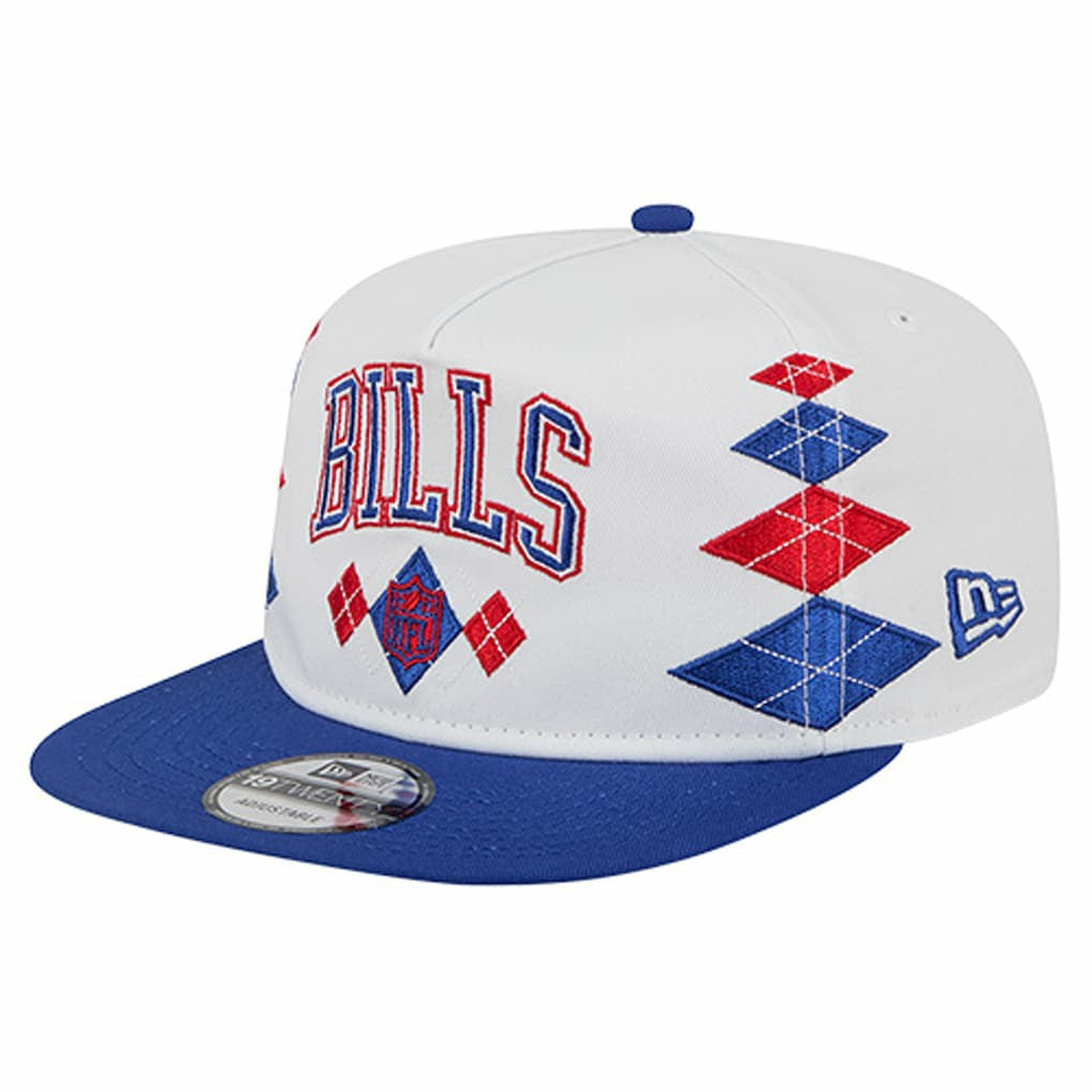 Buffalo Bills New Era Argyle 19TWENTY Adjustable Hat - White discount