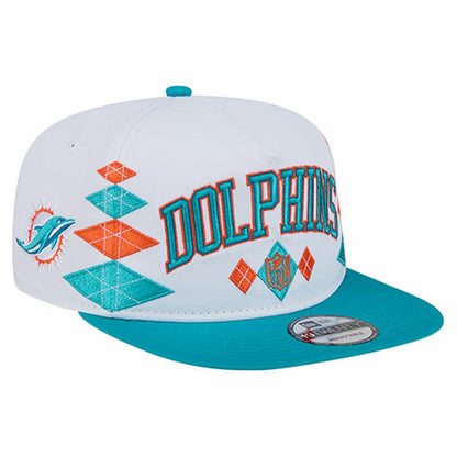 Miami Dolphins New Era Argyle 19TWENTY Adjustable Hat - White discount
