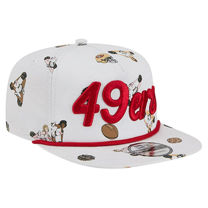 San Francisco 49ers New Era Team Cheer 19TWENTY Snapback Hat - White discount